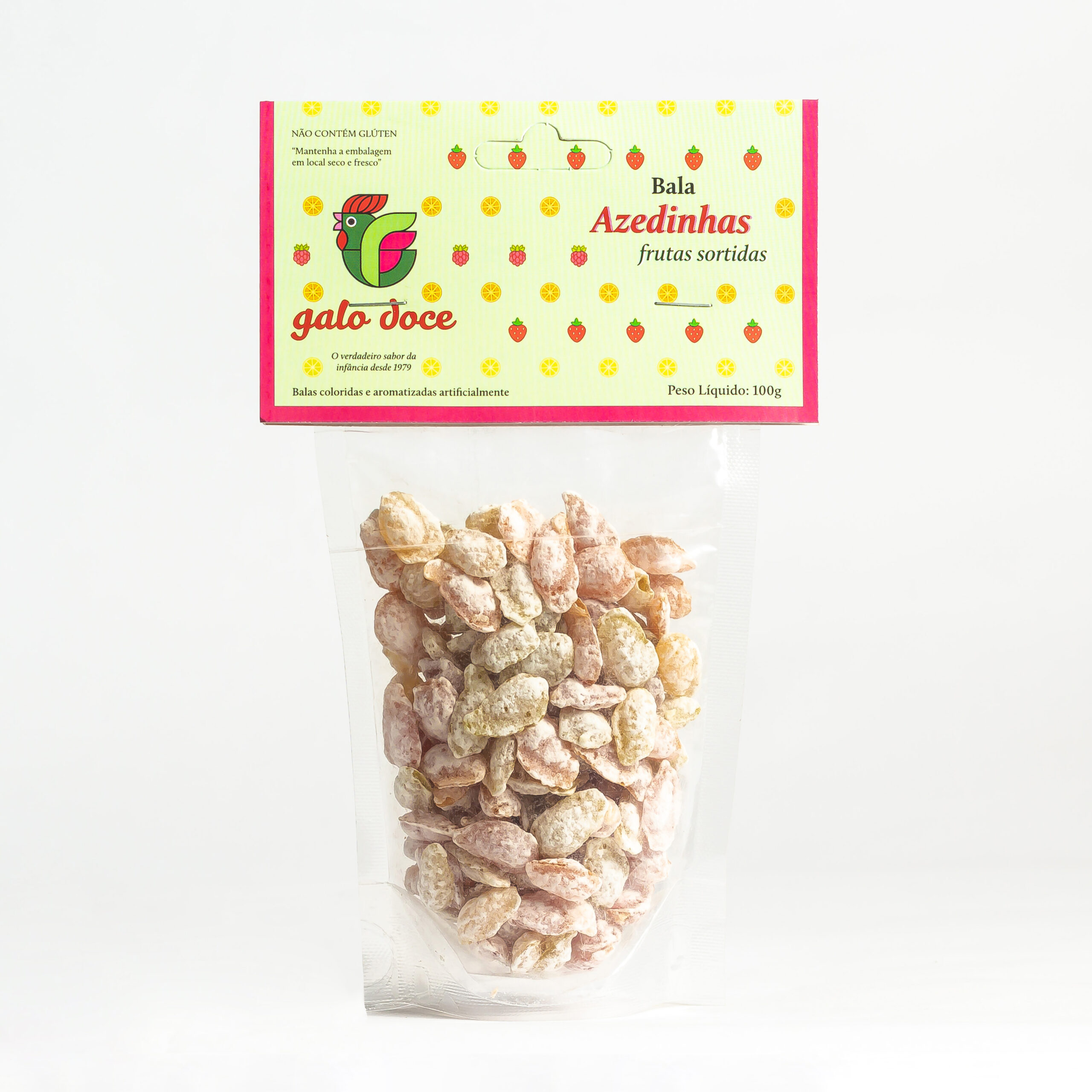 Balas Azedinhas 100g – Balas Galo Doce