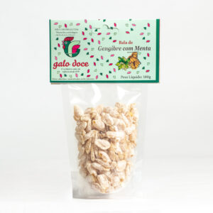 Balas de Gengibre sabor Menta 100g